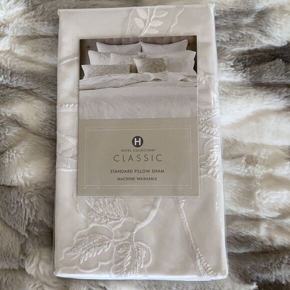 Hotel Collection Classic Jacobean Embroidered Queen Sham. NWT - Picture 2 of 6